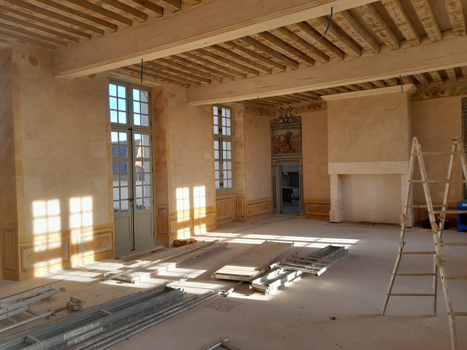 Chateau-fer-enduit-chaux-ferrer
