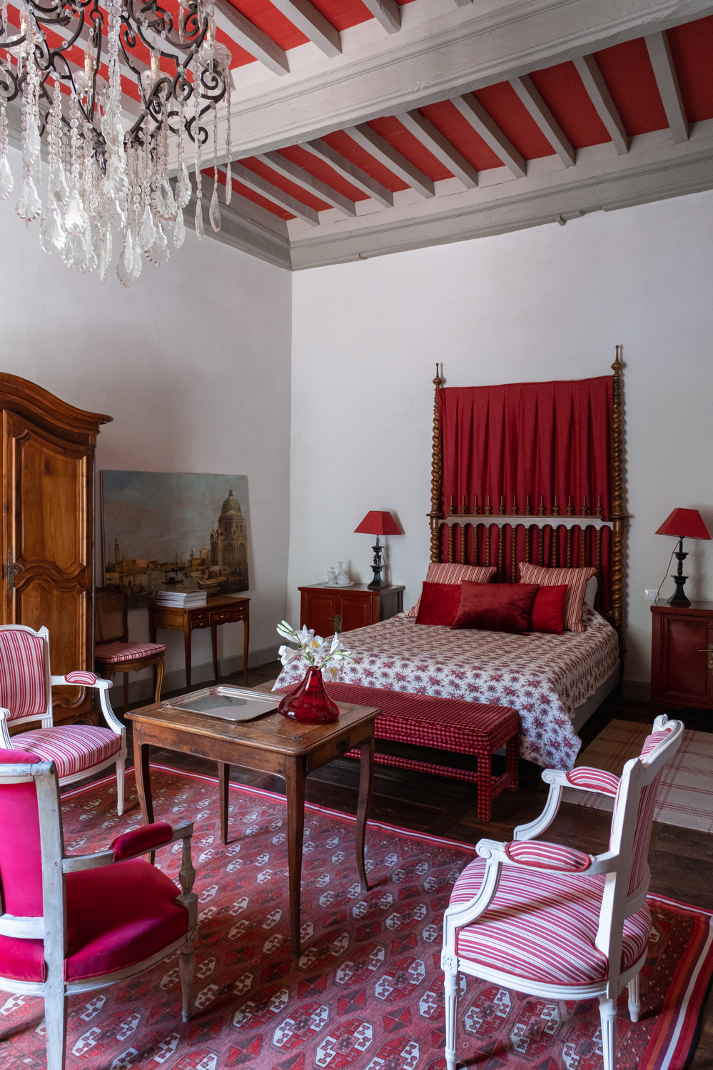 Chambre, château de Larnagol