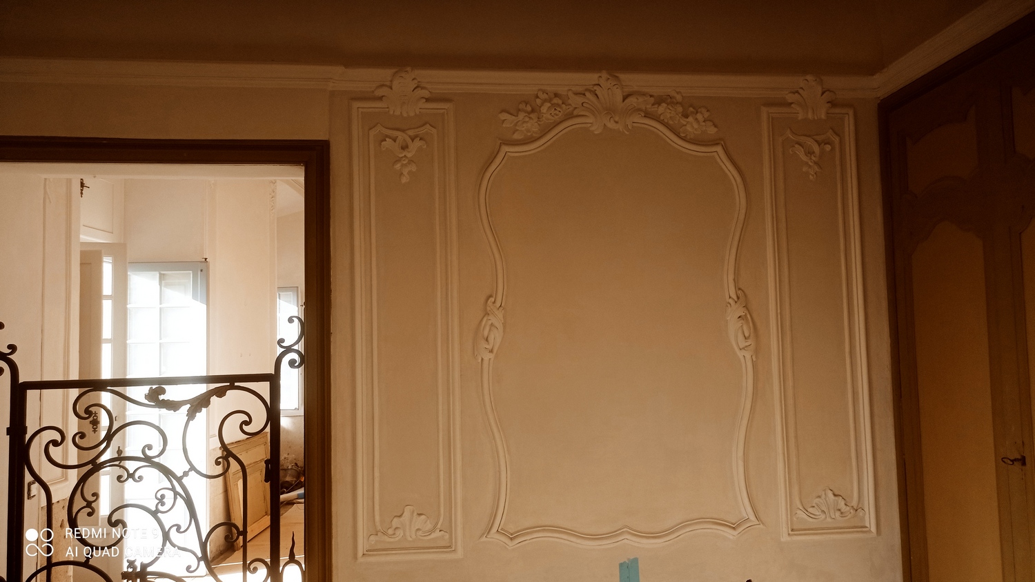 plâtre-décors-badigeon-Larnagol-château 022